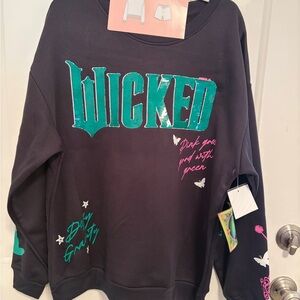 Wicked Graphic Sweatshirt and shorts set